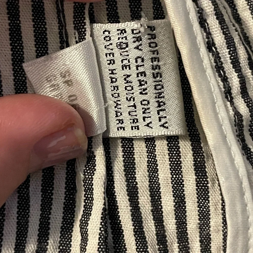 St. John Sport striped searsucker cotton blazer